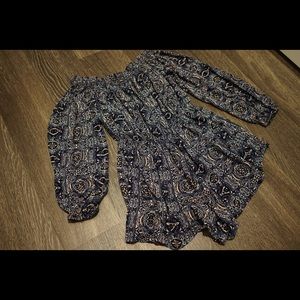 Free People Off the Shoulder Romper